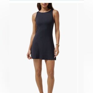 Travis Mathew Skyline Jersey Tank Dress NWT HEATHER BLACK MEDIUM